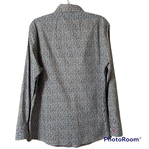 Original Penguin Long Sleeve Floral Button Down Neck 16 - Picture 2 of 10